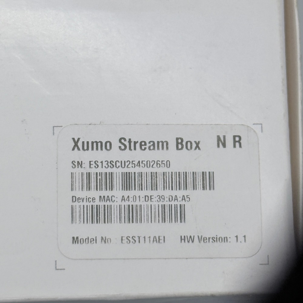 Xumo Stream Box ES1 (A) 4K UHD Streaming Media Player Model ESST11AEI Black - Picture 9 of 12